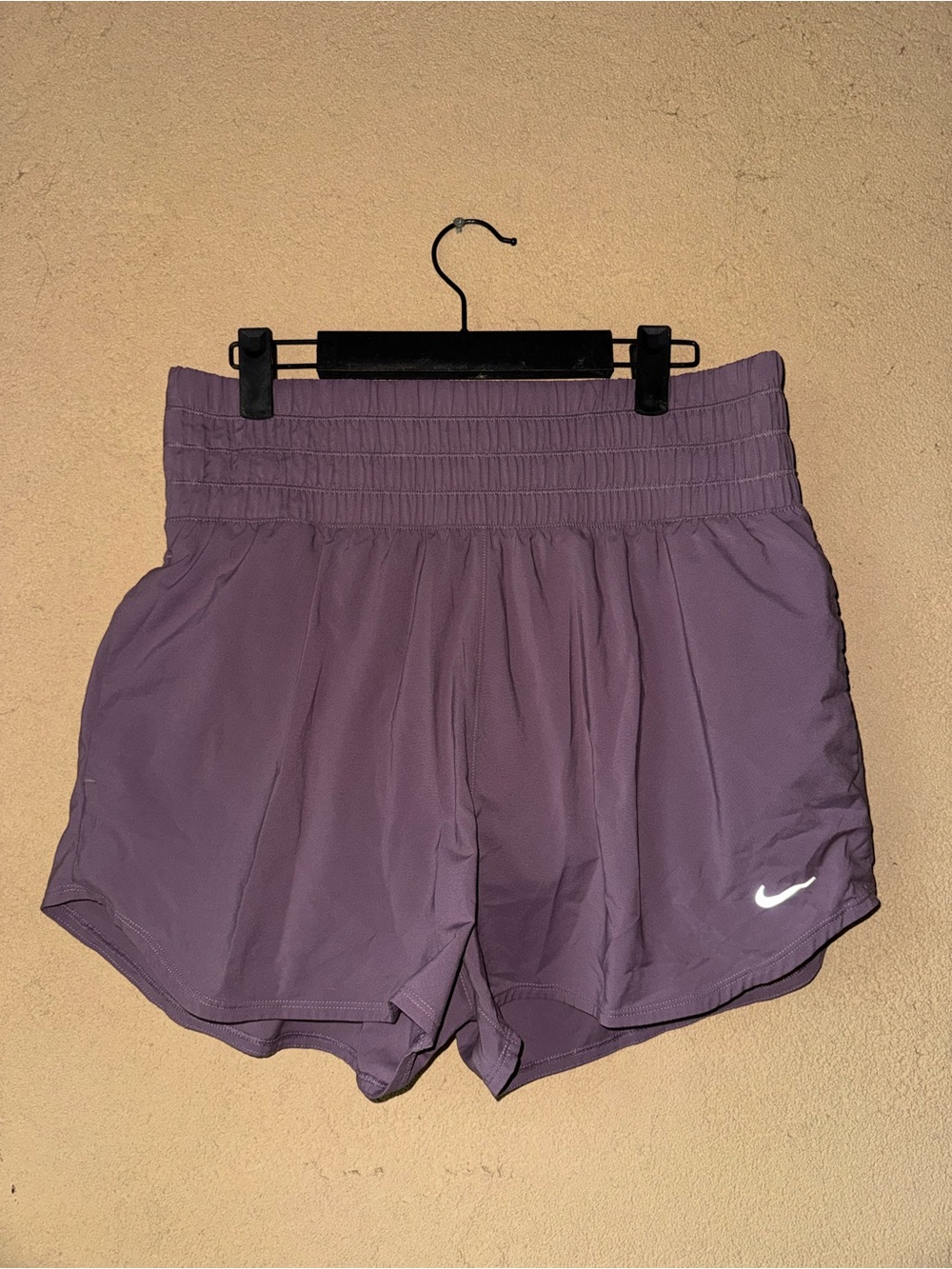 Nike Women's Violet High-Waist Athletic Shorts